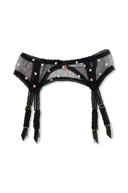 WorldCare ® 3F9B Lady Sexy Thigh High Lace Garter Belt Silk