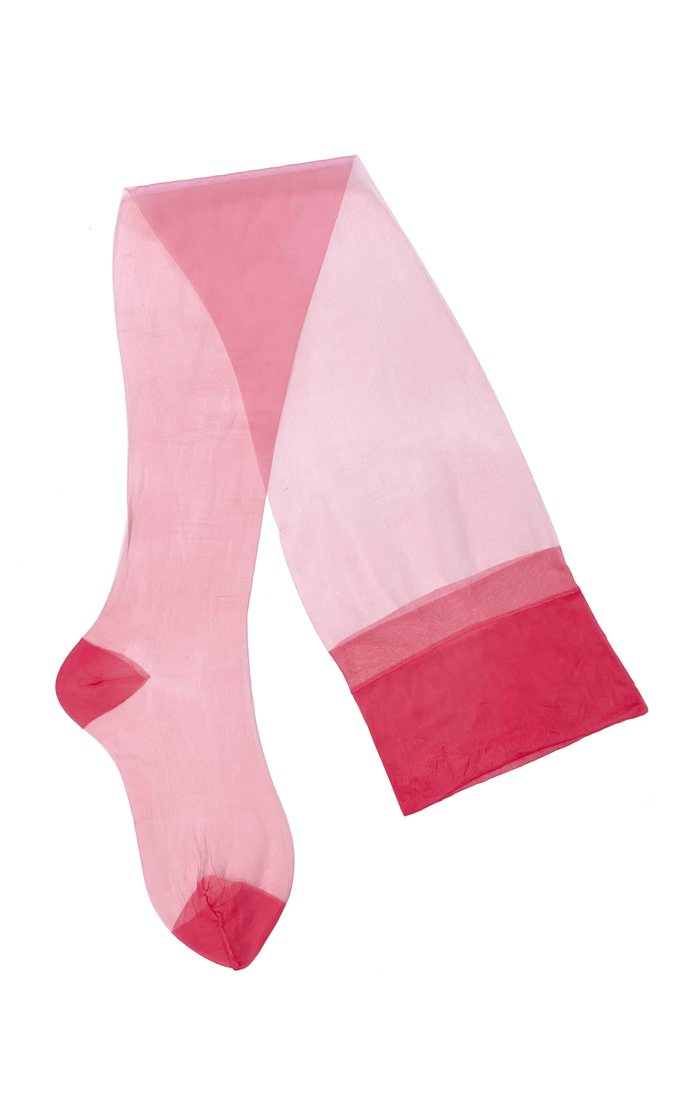 candy pink boudoir hosiery stockings for garter belt burlesque